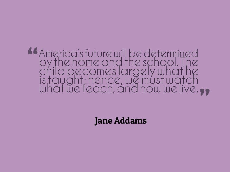 Self-Understanding :  Jane Addams